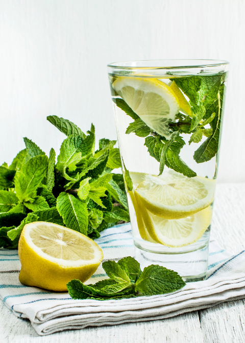 Water mint and lemon Essex Nutritionist Green Berry